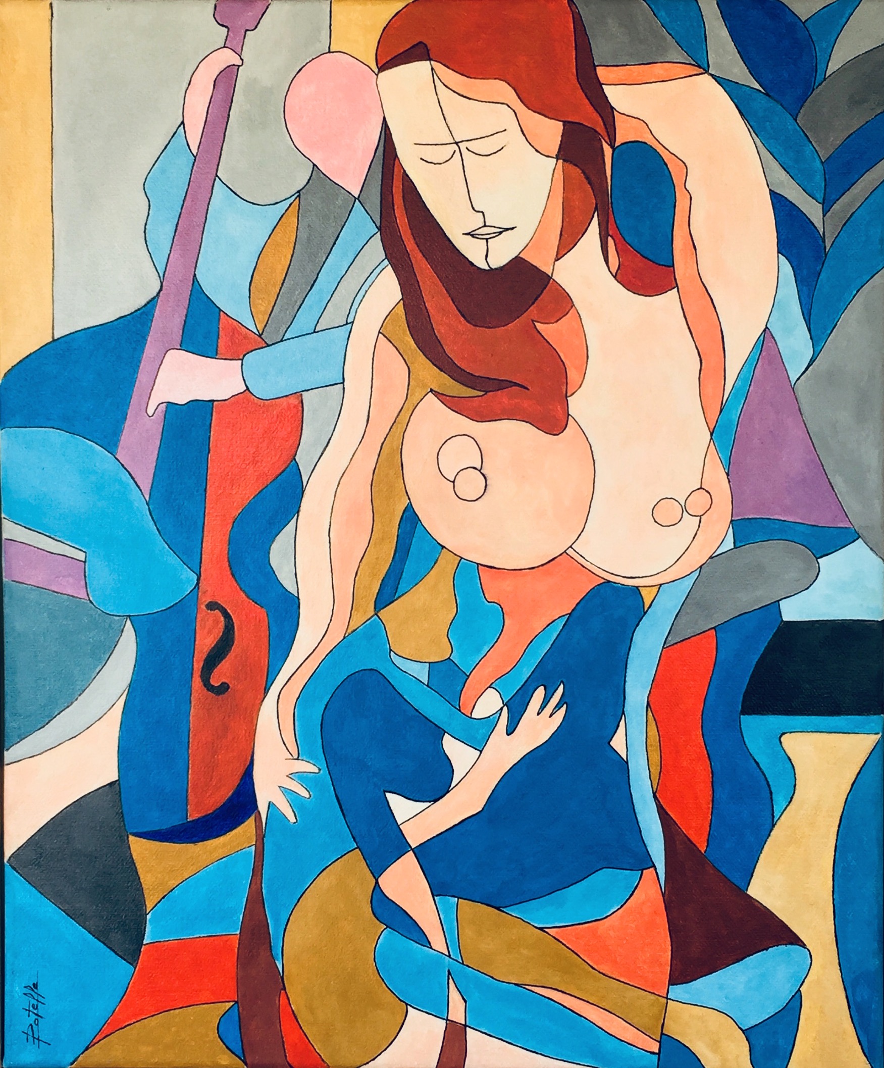Les débuts à l’acrylique Les débuts à l’acrylique