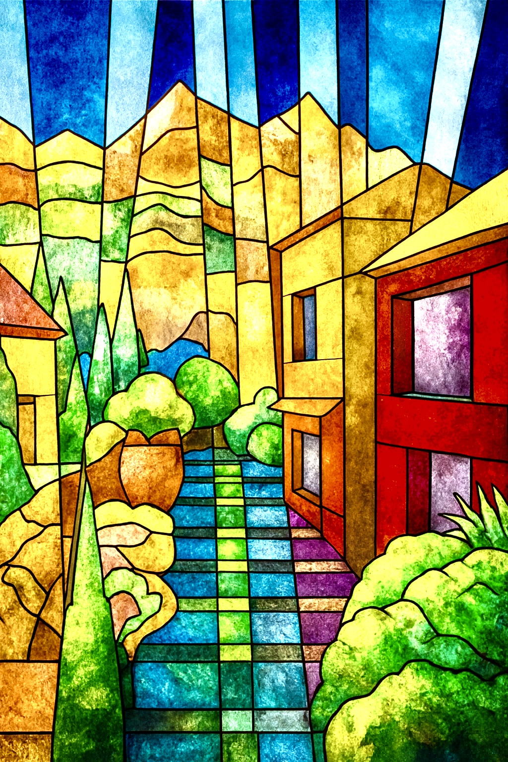 Village du Haut Var – Version mosaïque