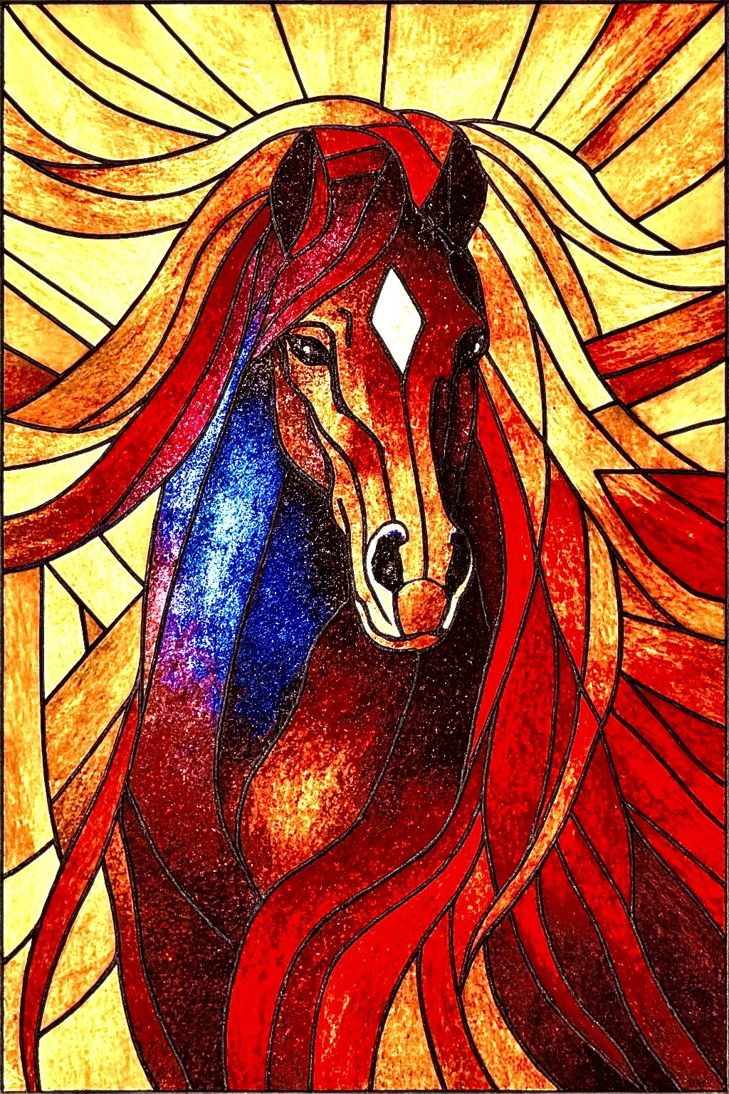 Cheval — Variation numérique